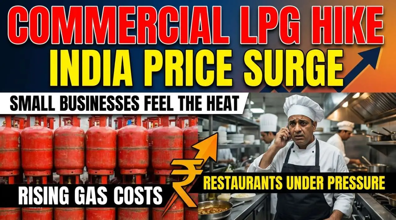 Commercial LPG Cylinder Price छोटे कारोबारियों पर बढ़ता दबाव