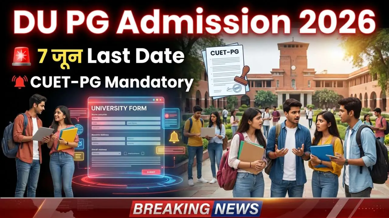 DU PG Admission 2026