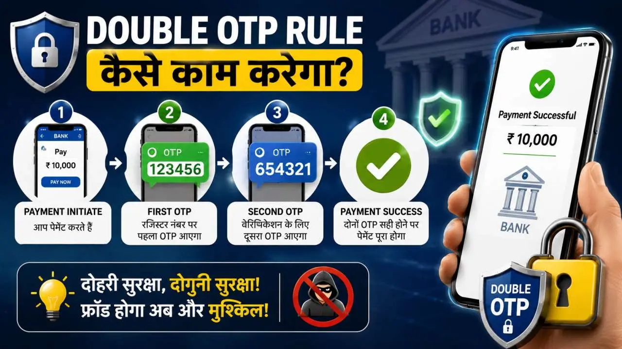 Double OTP Rule For Bank Transactions 2026