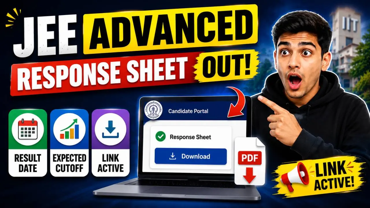 JEE Advanced 2026 Response Sheet OUT