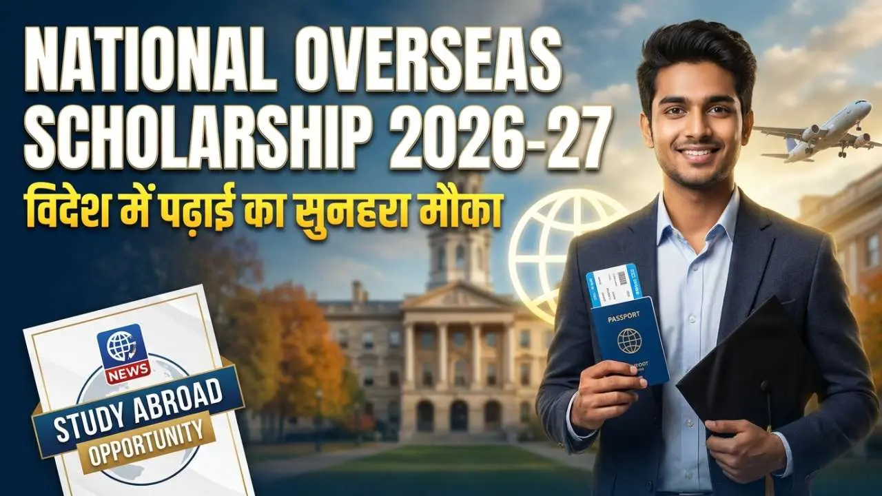 National Overseas Scholarship 2026-27