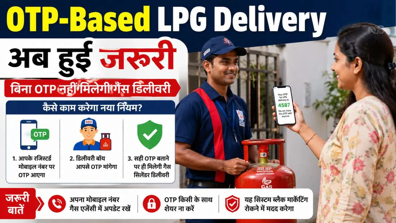 OTP-Based LPG Delivery अब हुई जरूरी
