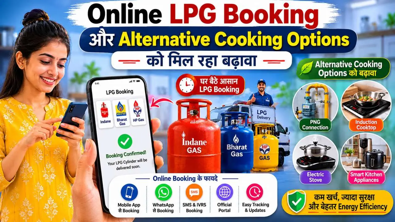 Online LPG Booking और Alternative Cooking Options को मिल रहा बढ़ावा