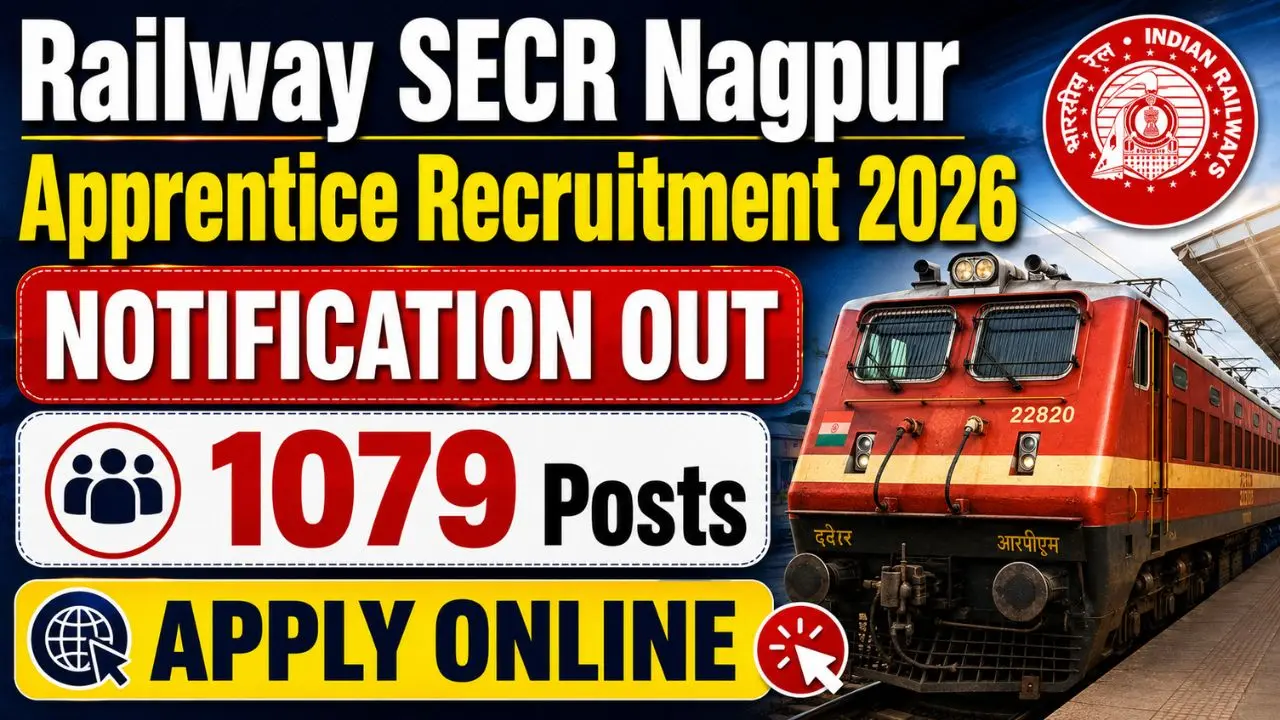 Railway SECR Nagpur Apprentice Recruitment 2026
