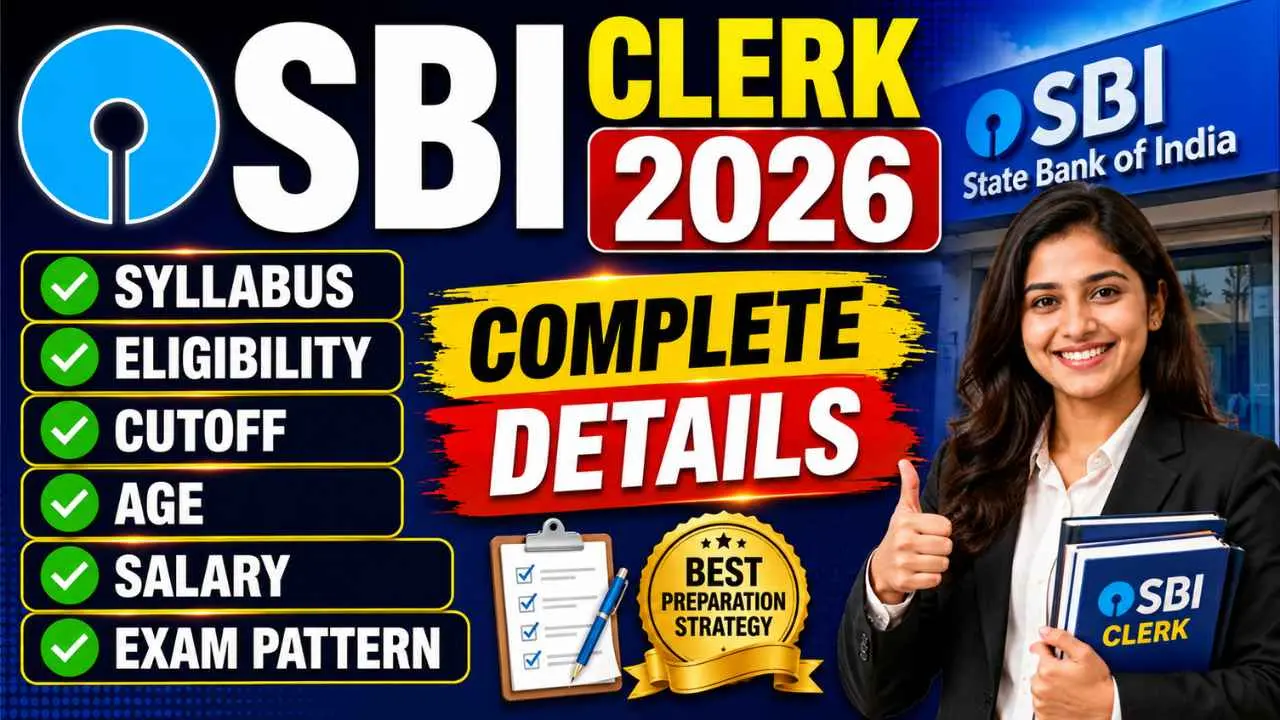 SBI Clerk Syllabus & Exam Pattern 2026