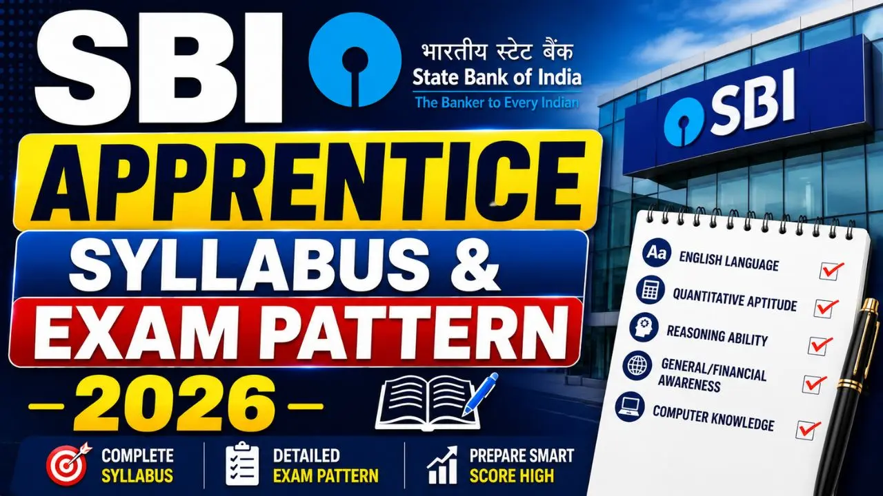 SBI Apprentice Syllabus & Exam Pattern 2026