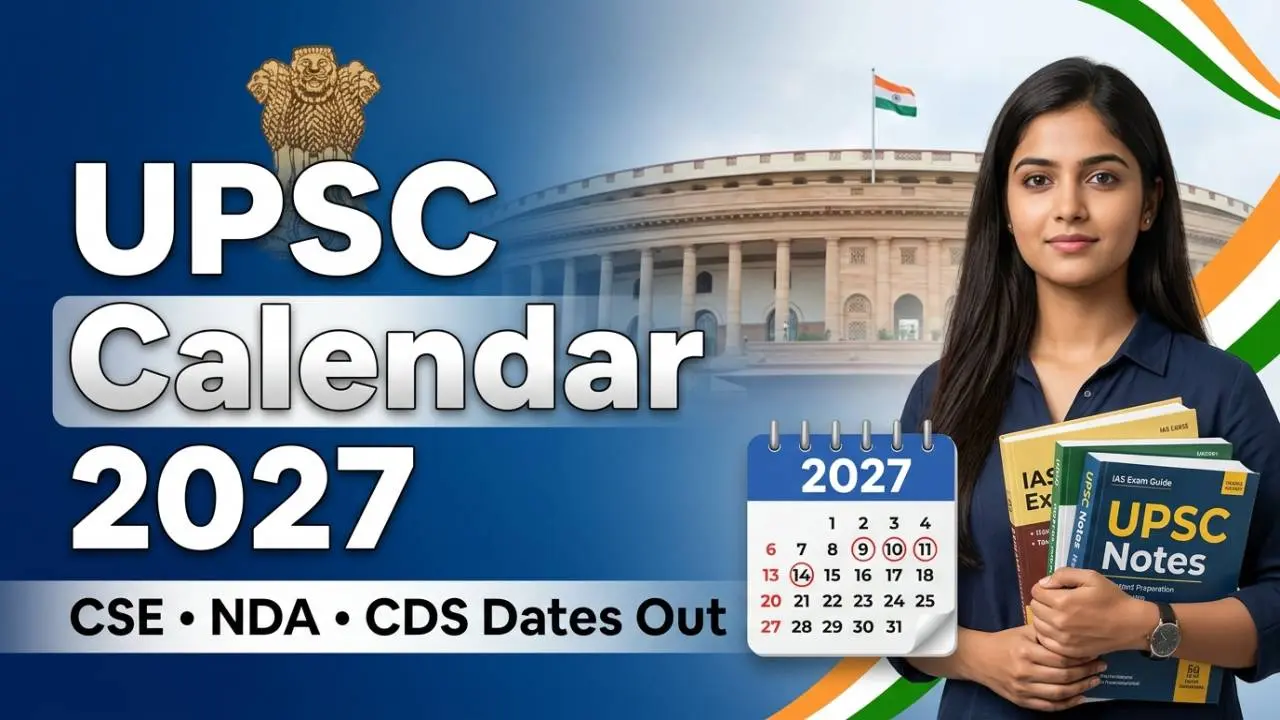UPSC Annual Exam Calendar 2027