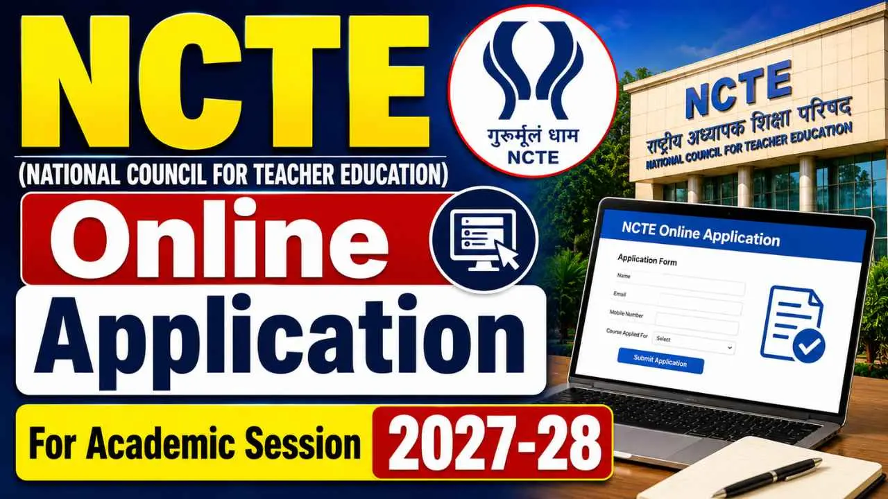 NCTE Online Application For 2027-28