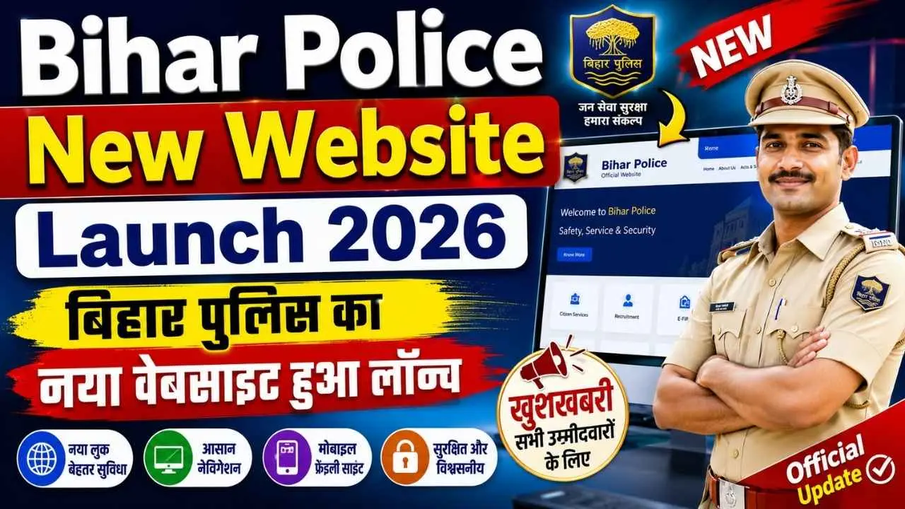 Bihar Police New Website Launch 2026
