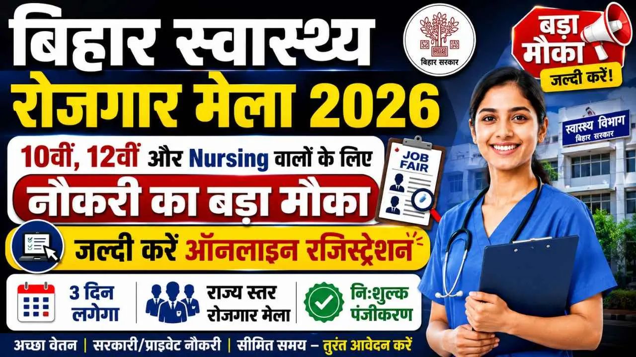 Bihar Health Job Fair 2026