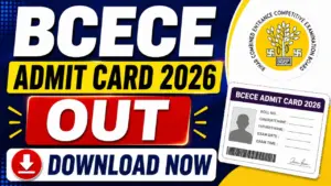 BCECE Admit Card 2026