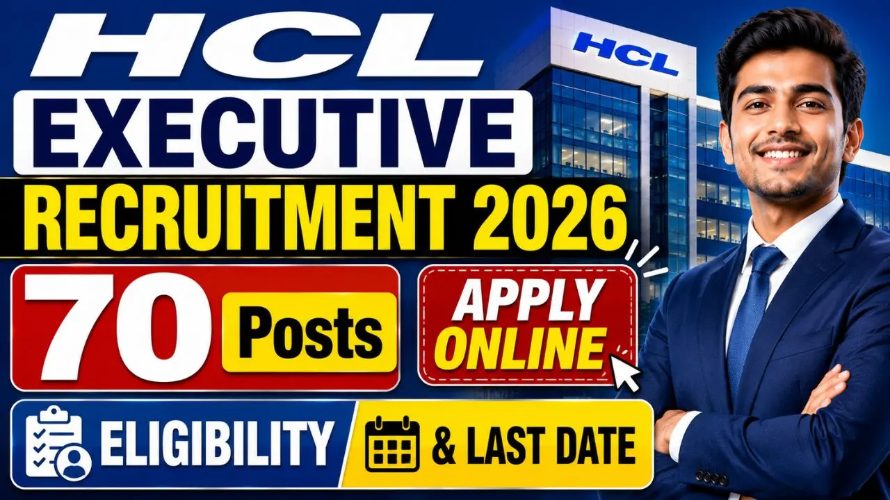 HCL Executive Recruitment 2026