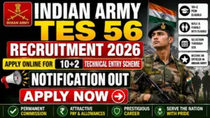Indian Army TES 56 Recruitment 2026