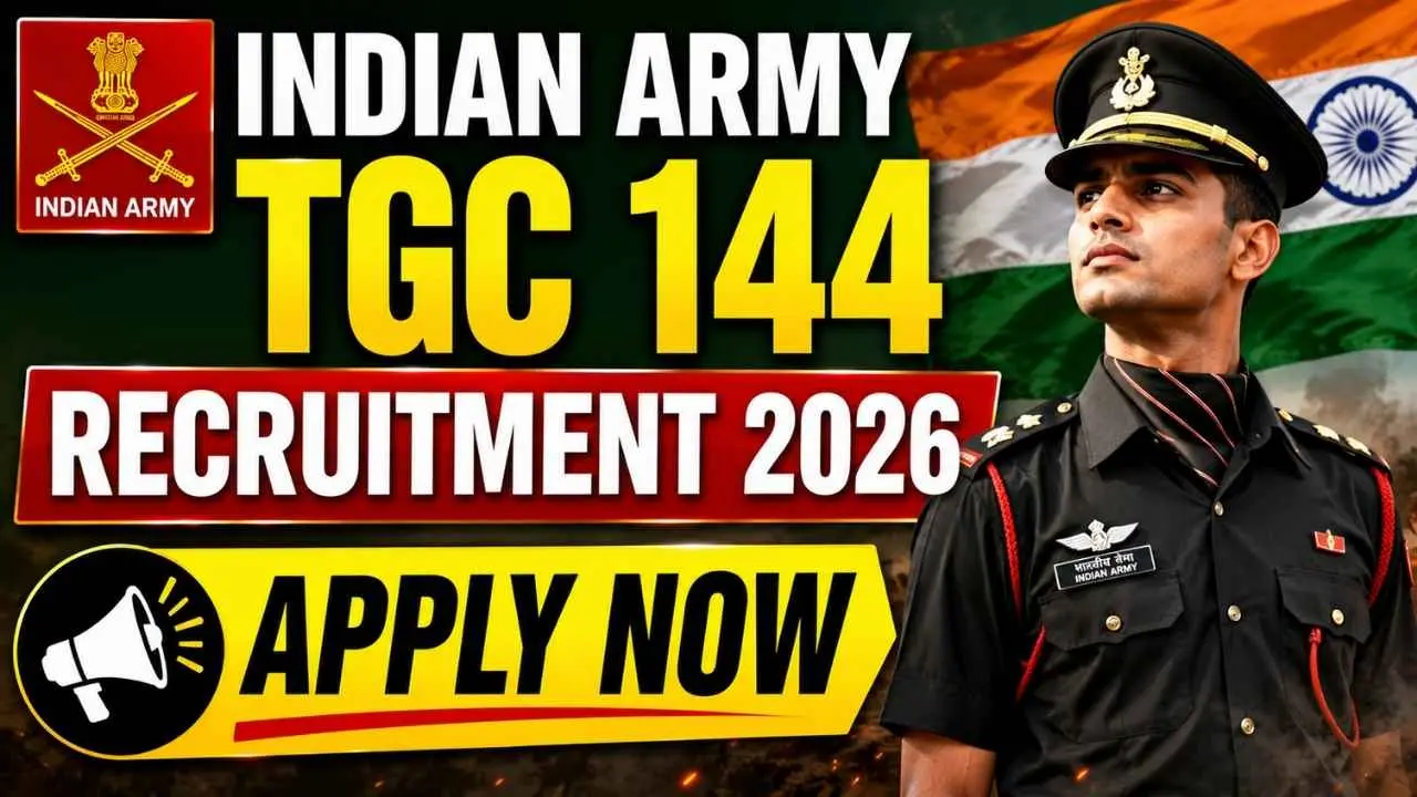 Indian Army TGC 144 Recruitment 2026