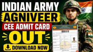 Indian Army Agniveer CEE Admit Card 2026-27