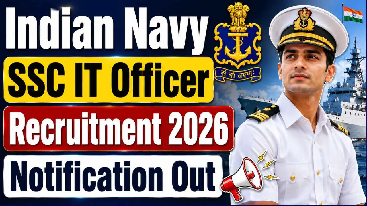 Indian Navy SSC IT Officer Recruitment 2026