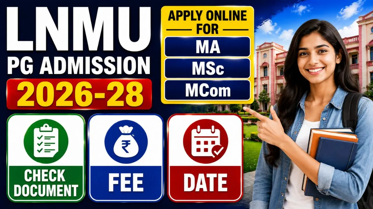 LNMU PG Admission 2026-28