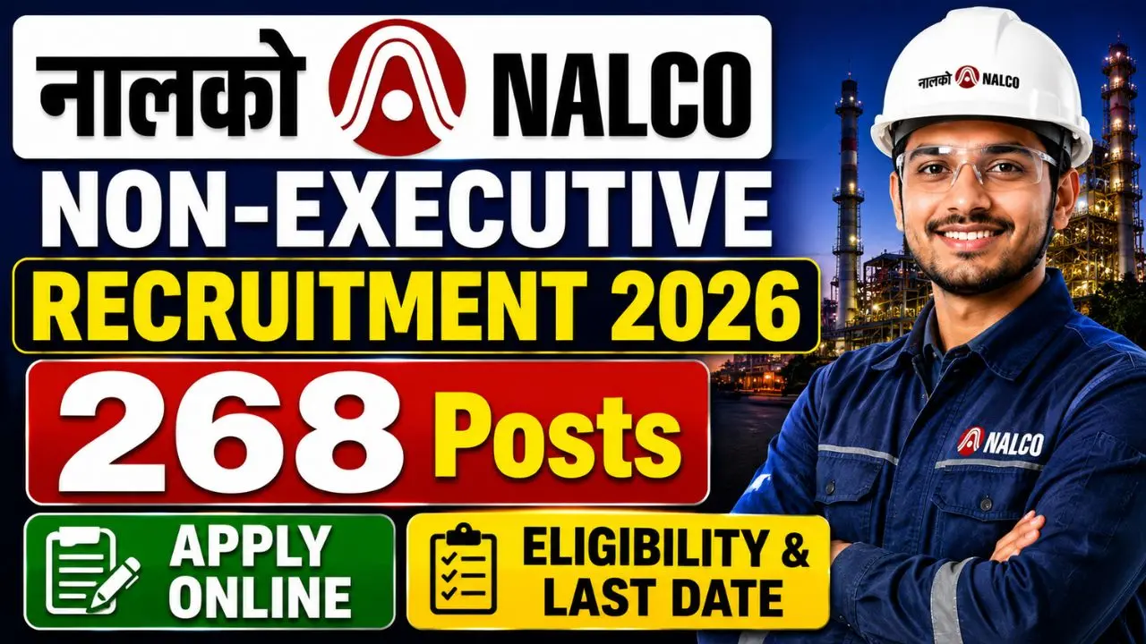 NALCO Non Executive Recruitment 2026