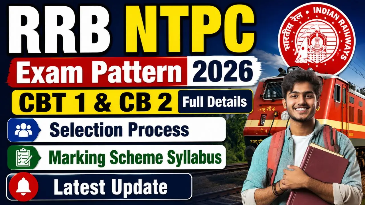 RRB NTPC Syllabus & Exam Pattern 2026