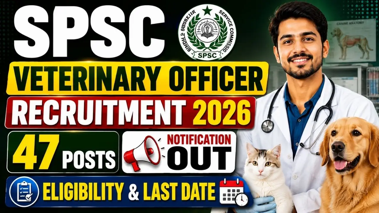 SPSC Veterinary Officer Recruitment 2026