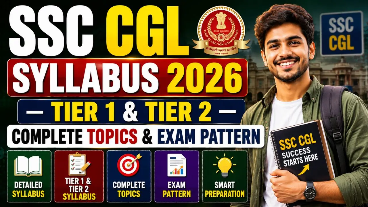 SSC CGL Syllabus 2026
