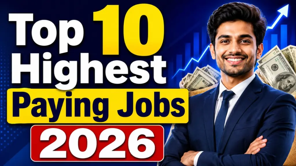 India Mein Top 10 Highest Paying Jobs 2026