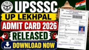 UPSSSC UP Lekhpal Admit Card 2026