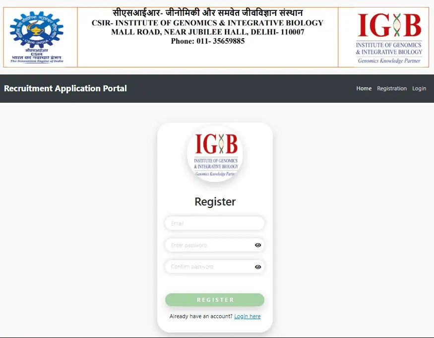 CSIR IGIB Technician Vacancy 2026