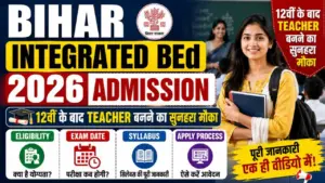 Bihar Integrated BEd 2026