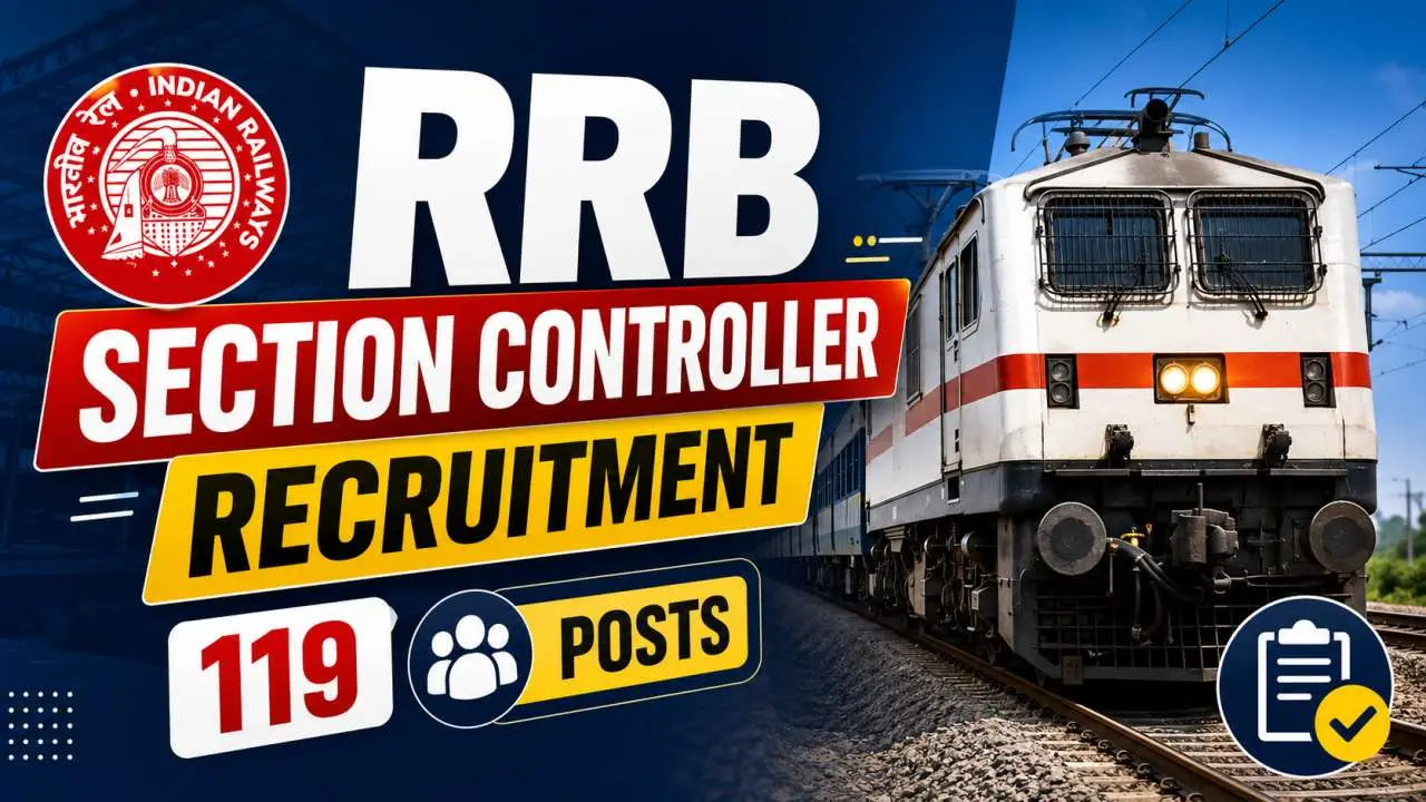 RRB Section Controller Recruitment 2026