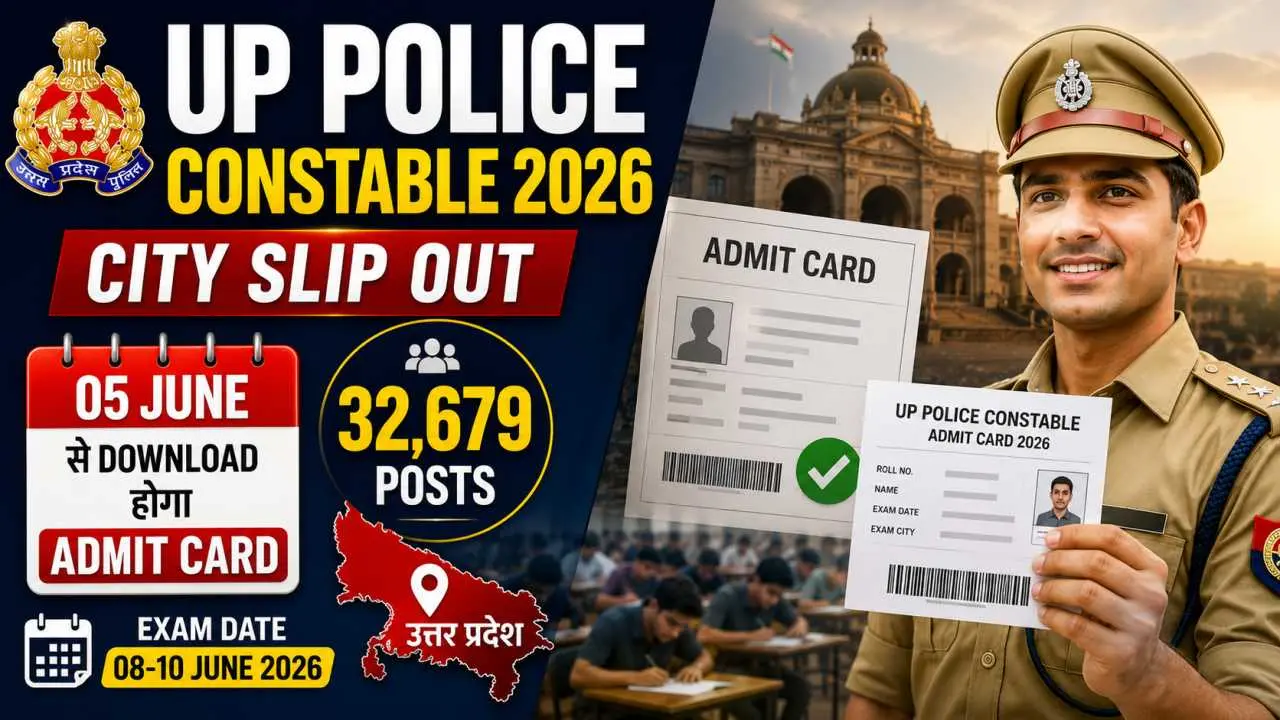 UP Police Constable Admit Card 2026