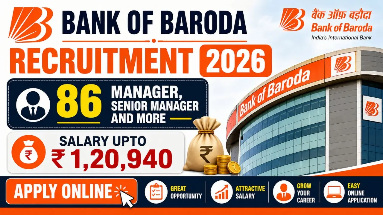 BOB Various Posts Recruitment 2026