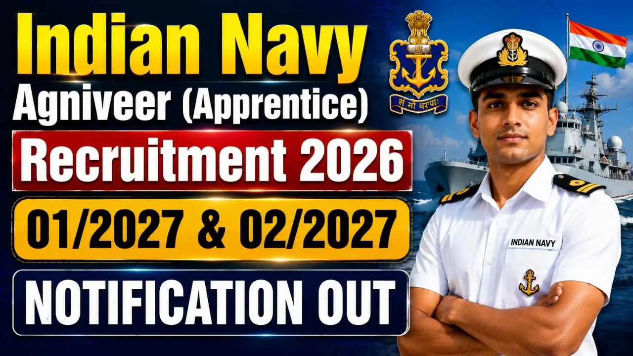 Indian Navy Agniveer (Apprentice) Recruitment 2026