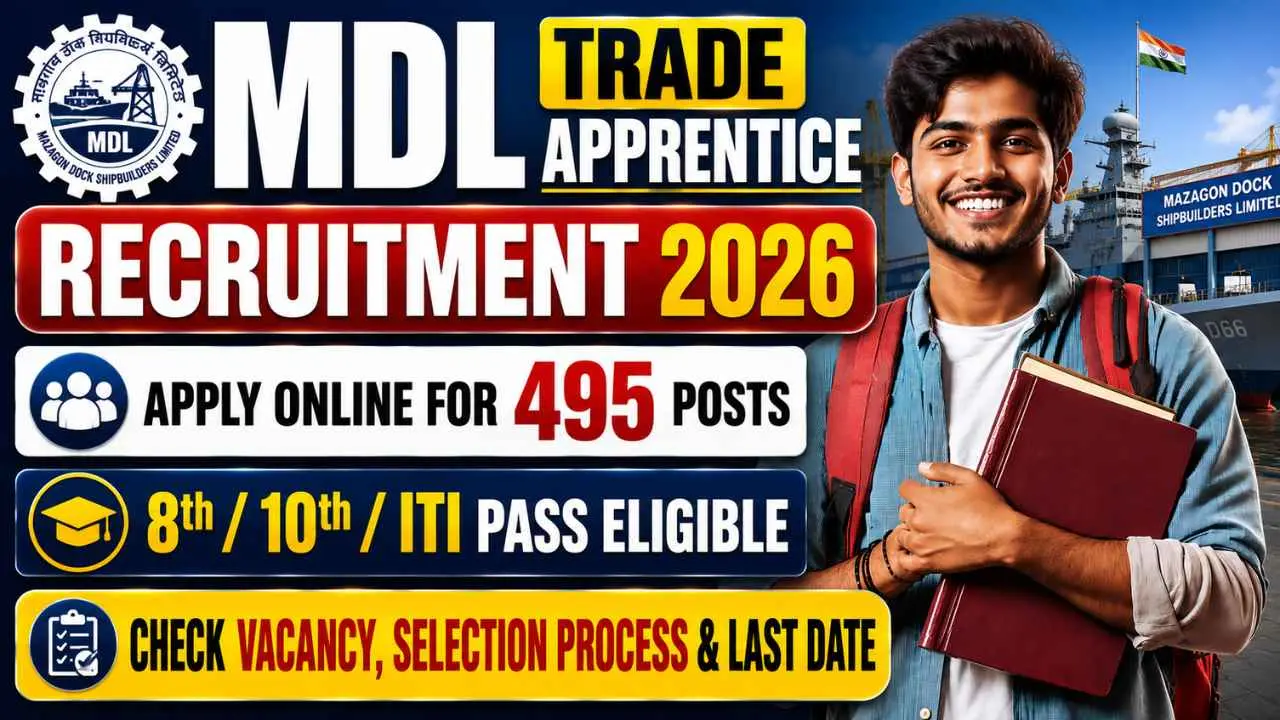 MDL Apprentice Recruitment 2026