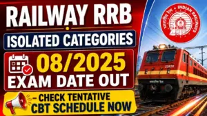 RRB CEN 08/2025 Ministerial & Isolated Categories Admit Card 2026