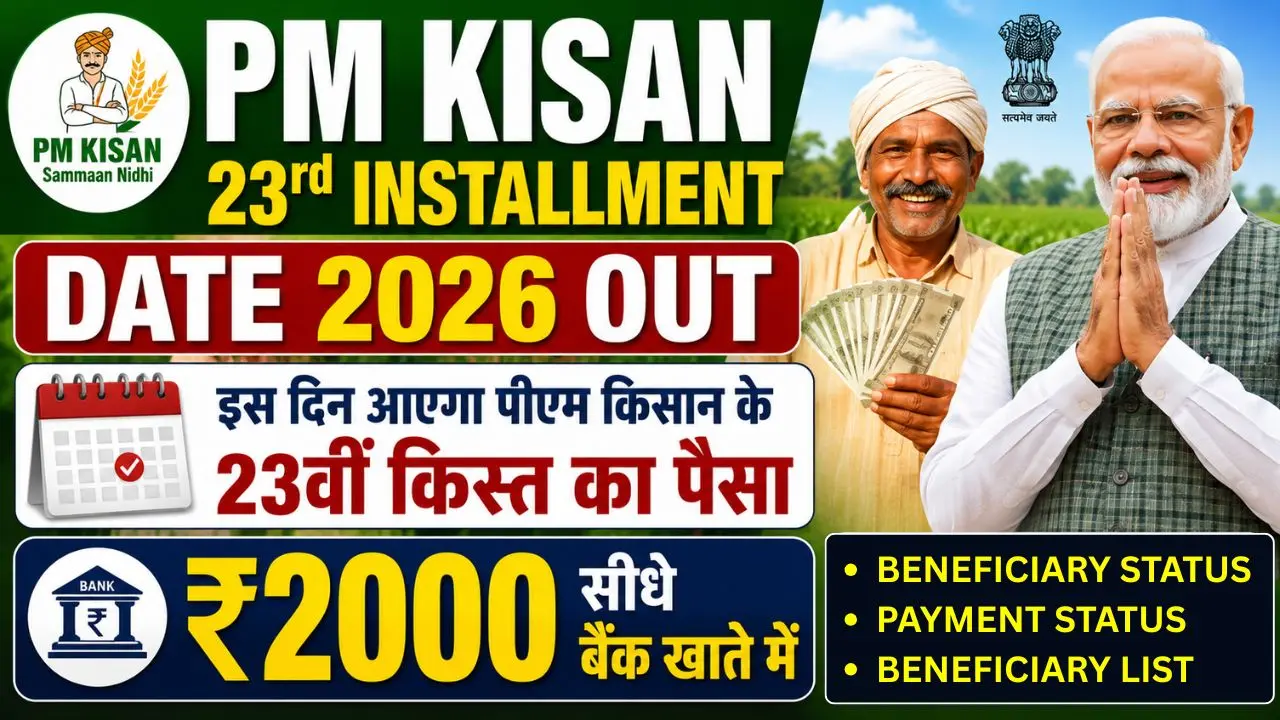 PM Kisan Yojana 23th Installment 2026