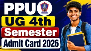 PPU UG 4th Semester Admit Card