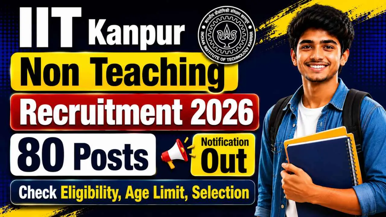 IIT Kanpur Non Teaching Recruitment 2026