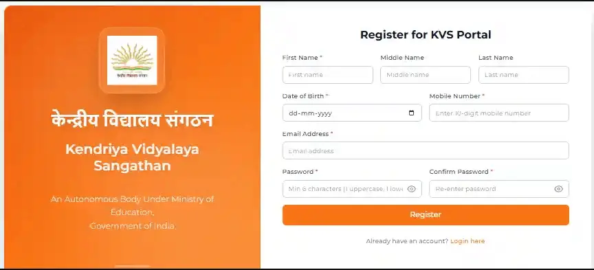 KVS Samvida Sathi Portal 2026