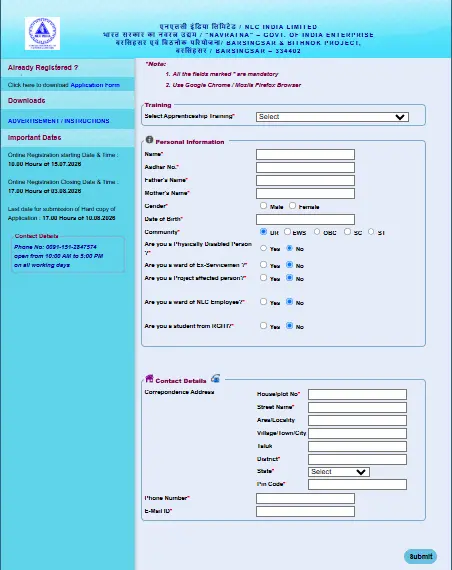 NLC Barsingsar Apprentices Recruitment 2026