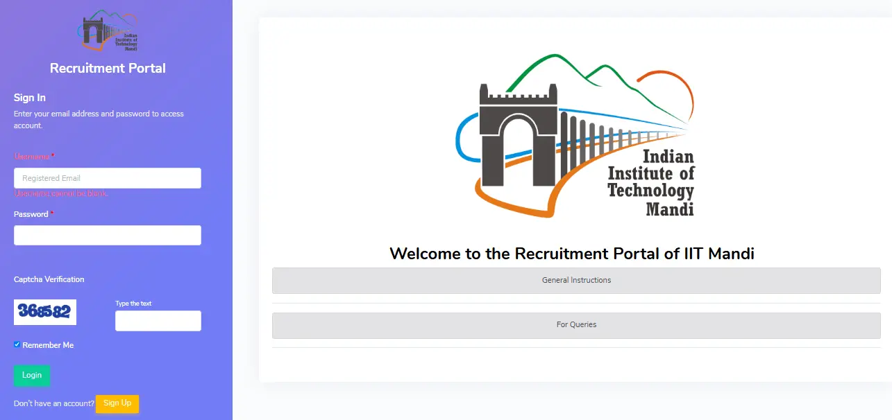 IIT Mandi Non Teaching Recruitment 2026