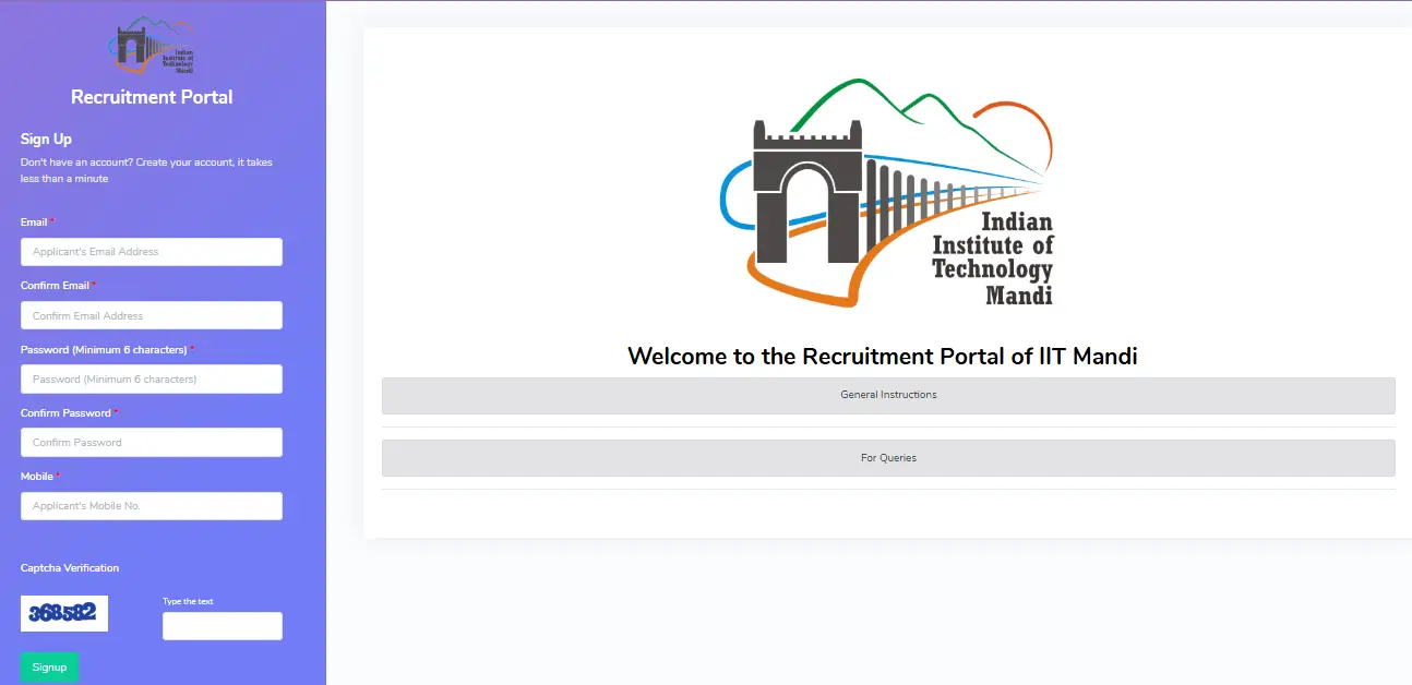 IIT Mandi Non Teaching Recruitment 2026