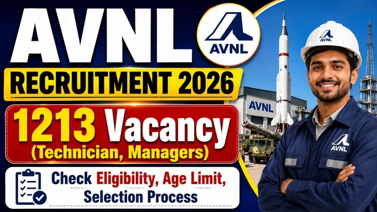 AVNL Recruitment 2026