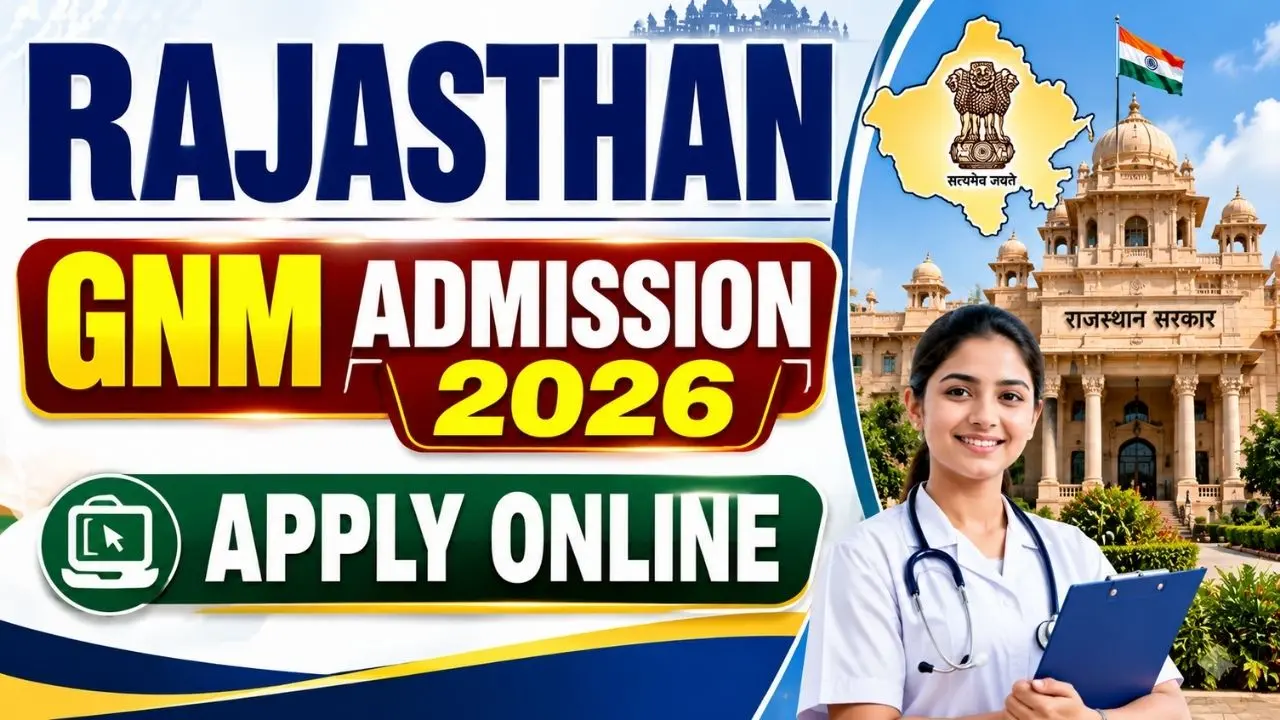 Rajasthan GNM Admission Online Form 2026