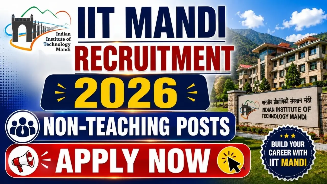 IIT Mandi Non Teaching Recruitment 2026
