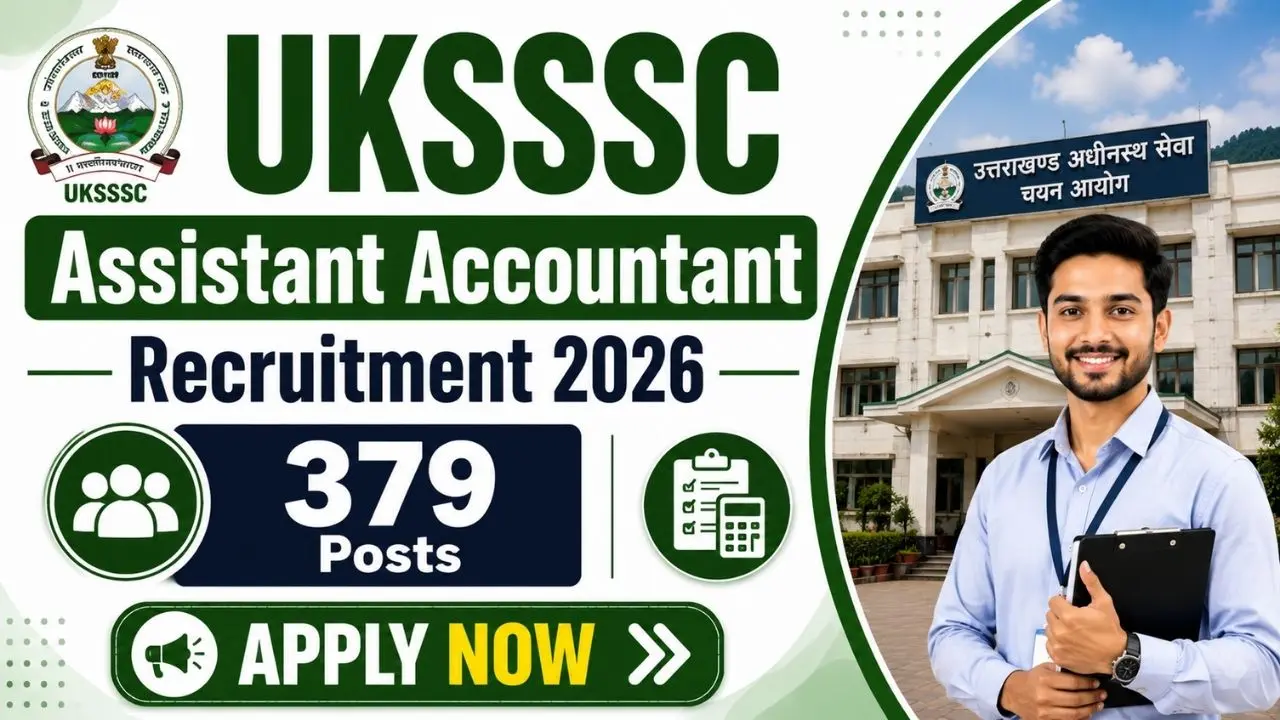 UKSSSC Assistant Accountant Recruitment 2026