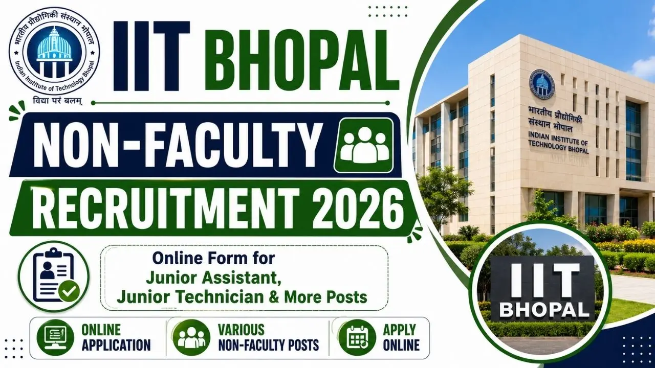 IIIT Bhopal Non Faculty Recruitment 2026