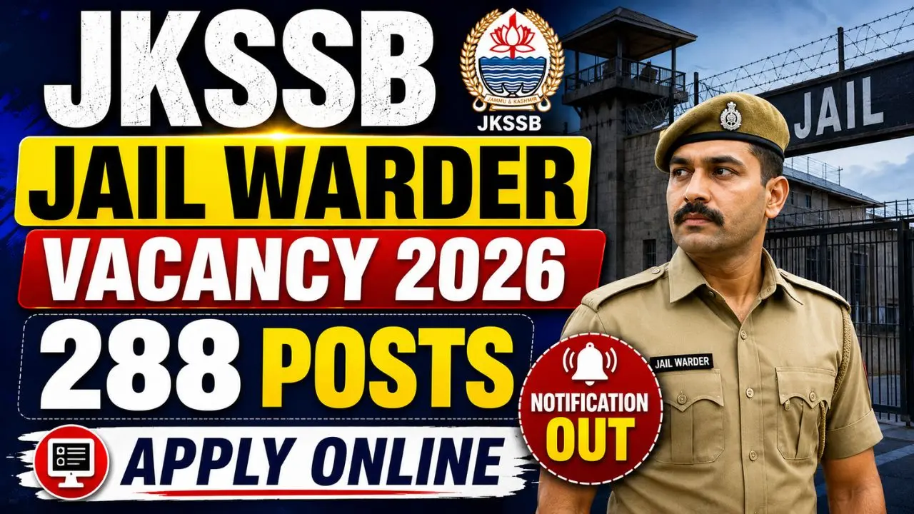 JKSSB Warder Vacancy 2026
