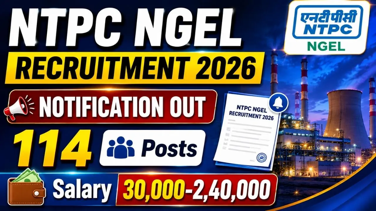 NTPC NGEL Recruitment 2026