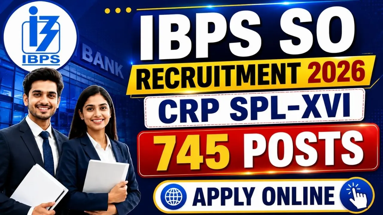 IBPS Specialist Officers (SO) Online Form 2026